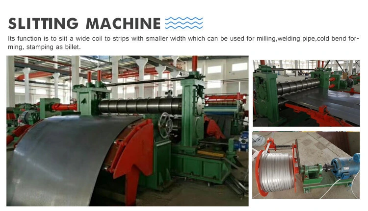 Steel Plate Steel Strip Rewinding Slitting Production Line Coil Slitting Machine Customized