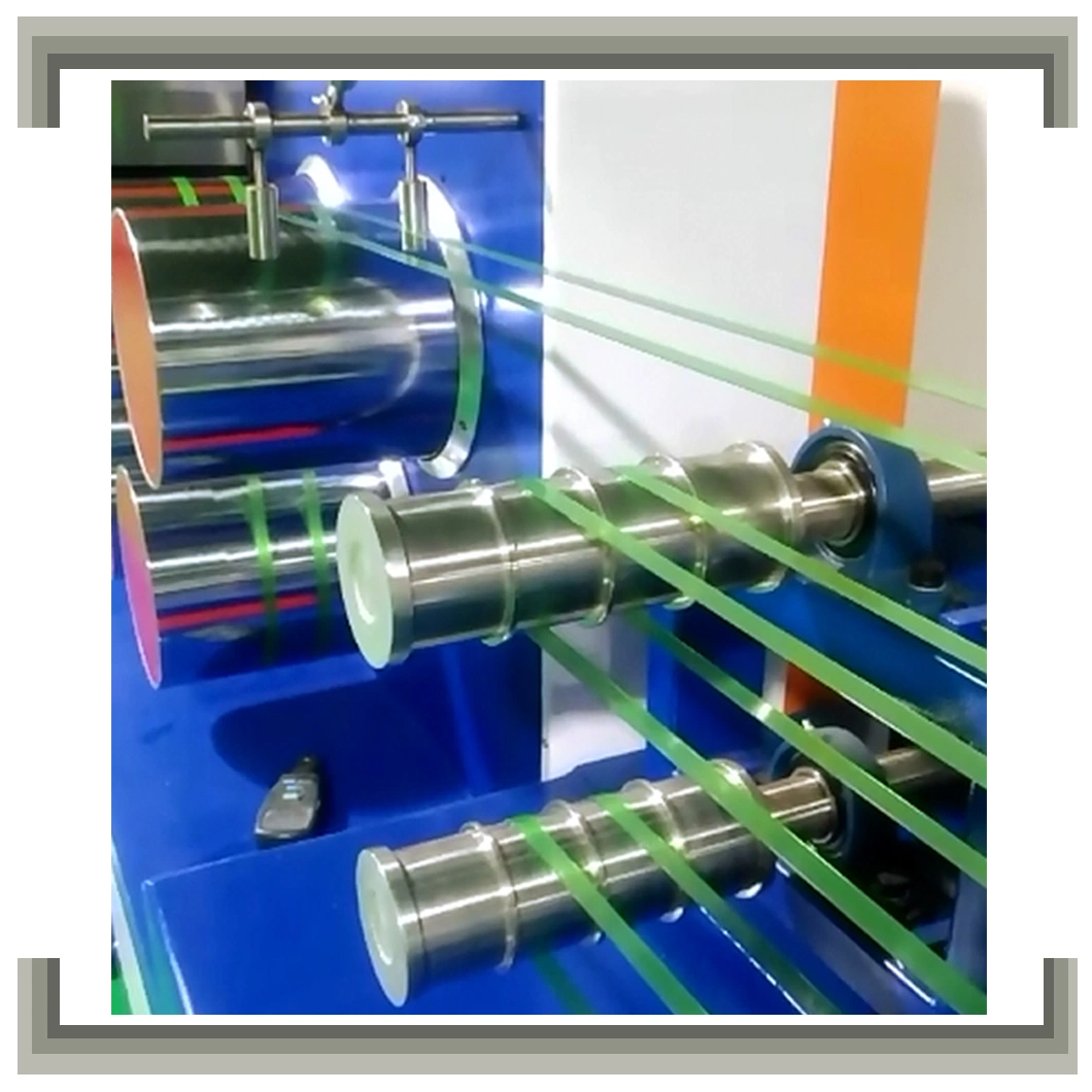 High Output Single Screw Pet PP Polyester Strap Strapping Band Banding Strip Bind Tape Belt Extruder/Machine Production Line