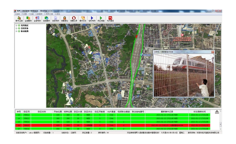 Vibration Optical Fiber Alarm System Precise Positioning Type Vibrating Optical Fiber of Distributed