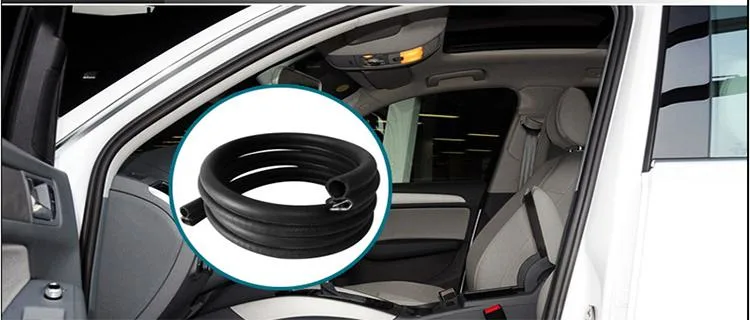 EPDM Rubber Composite Sealing Strip Gasket with Metal for Auto/Cabinet Door