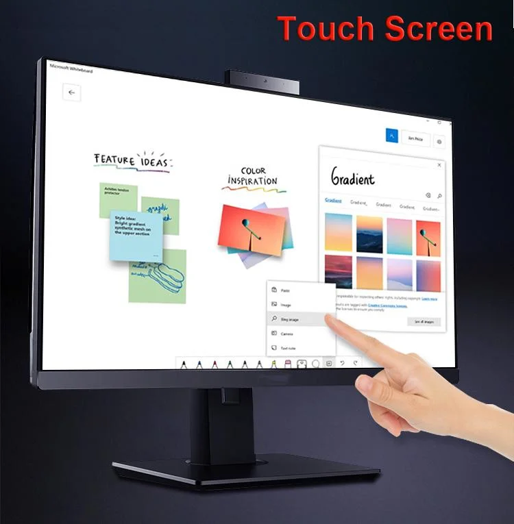 Top Sale PC Gamers Completo 24 27 Inch I3 I5 I7 Industrial Desktop Computer Touch Panel IPS High Quality All in One Computers China