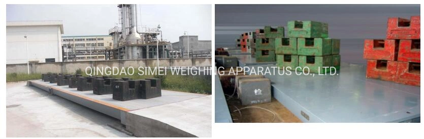 Engineering Weightbrige Capacity 100 Tons 3mx16m Electronic Floor Truck Scale From Factory