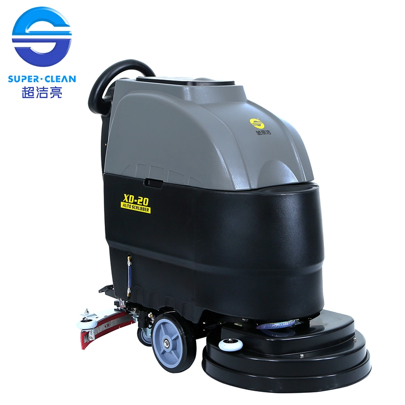 Industrial Electric 20inch Hand Push Cleaning Machine Equipment Floor Washing Scrubber with Battery