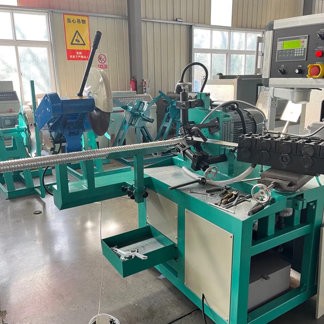 High Quality Prestressed Construction Equipment Post Tension Spiral Metal Pipe Corrugated Round Duct Making Machine/Post-Tension Corrugated Duct Machine