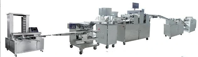 Industrial Complete Fully Automatic Breadl Make up Line for Sauage Pastry Rolls Hotdog Bun French Pastry Bun