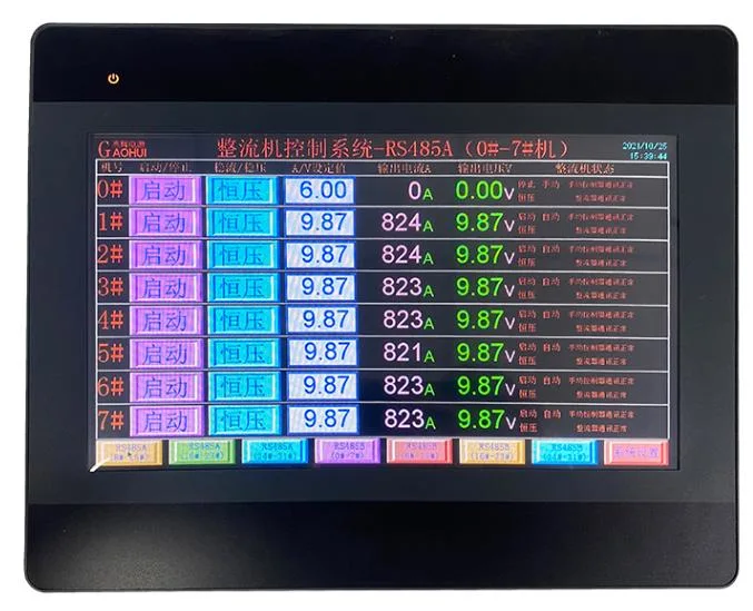 RS485 Communication Intelligent Control System for Plating Factory