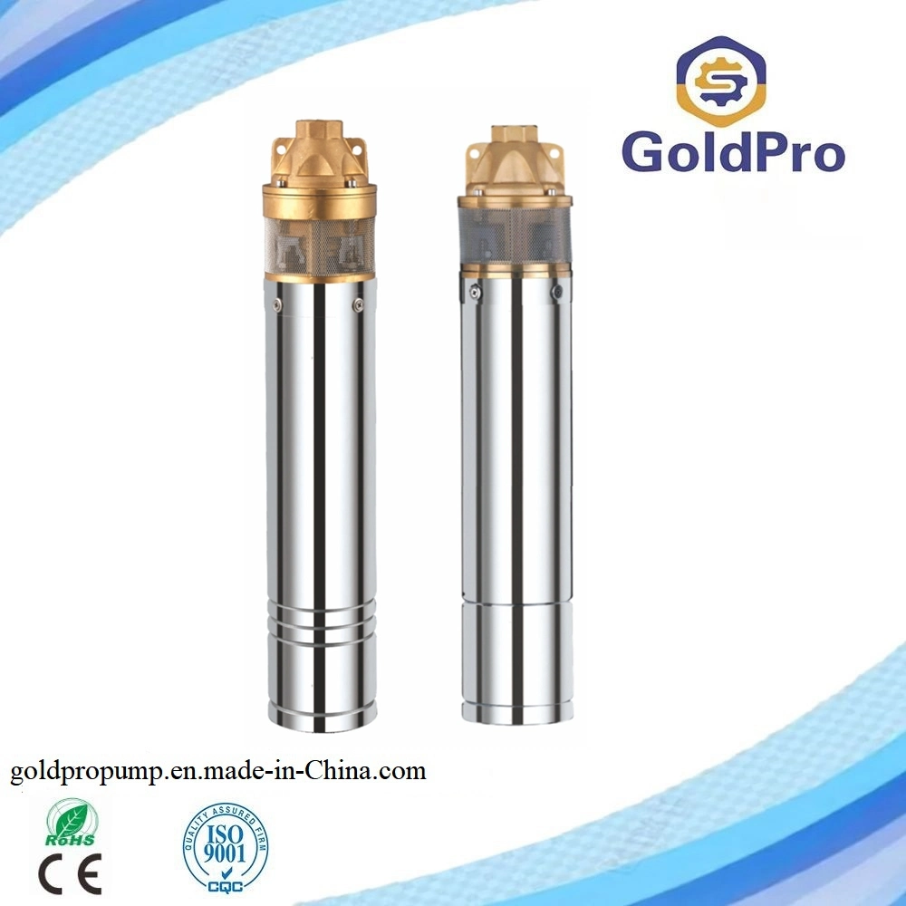 Deep Well Electric Pump 3skm 3.5skm 4skm Series Copper Wire Brass Outlet Borehole Submersible Water Pump