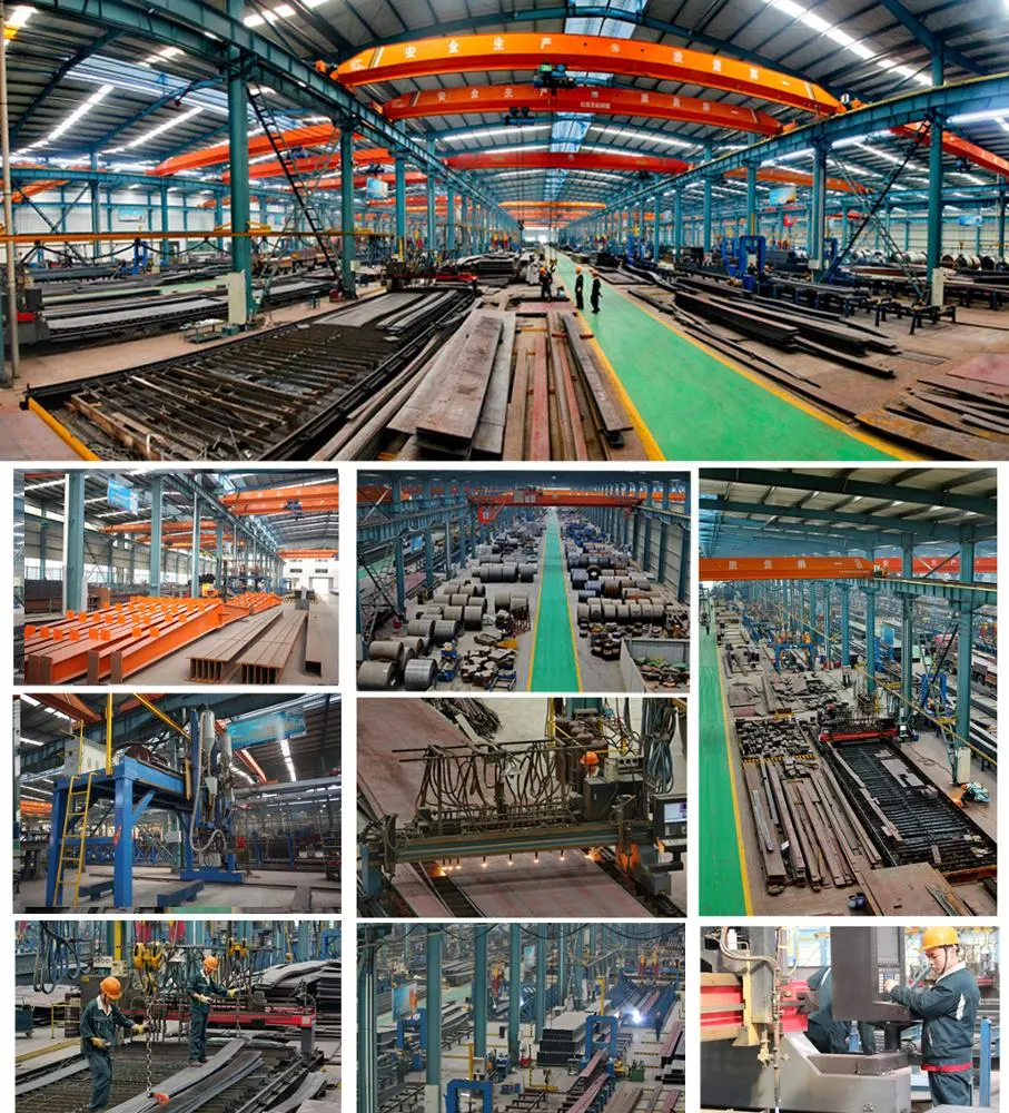 Prefabricated House Construction Steel Building Material Model Building Steel Workshop Hangar Warehouse Prefab Shopping Mall Prefabricated Steel Structure