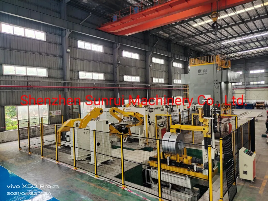 Auto Multi Coil Blanking Line with Stamping Press Machine for Automobile Parts Blanking