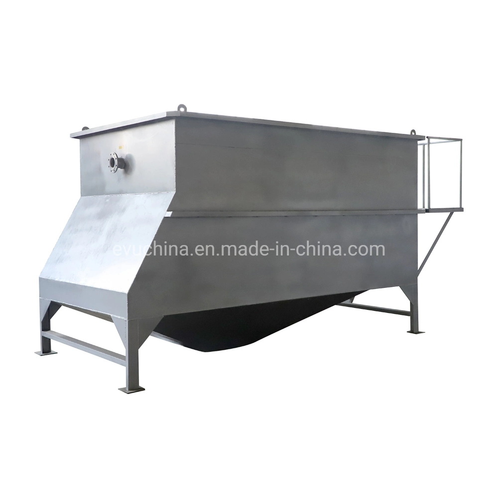 Sloping Plate Lamellar Clarifier Sedimentation Tank with Filter Clarifier System for The Process of Phosphating Metal Sheets Wastewater Treatment