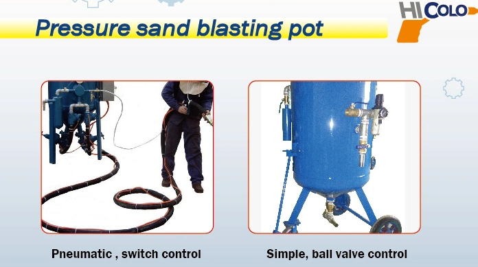 Sand Blast Pot with Pneumatic Controls