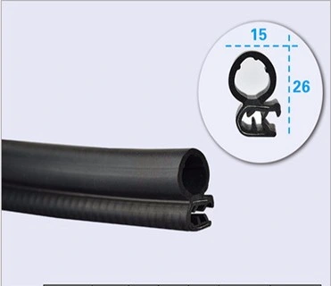 EPDM Rubber Composite Sealing Strip Gasket with Metal for Auto/Cabinet Door