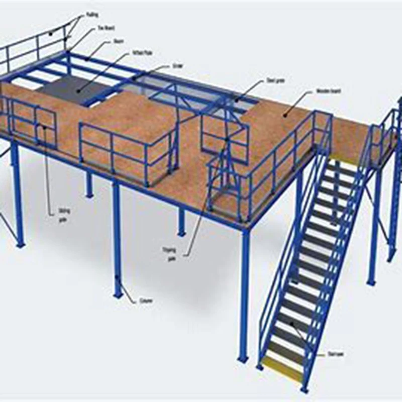 Galvanized Structural Steel Platform Construction Heavy Steel Structure Fabrication