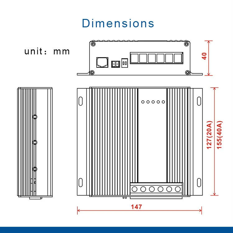 10A MPPT Solar Controller Power System Transformer