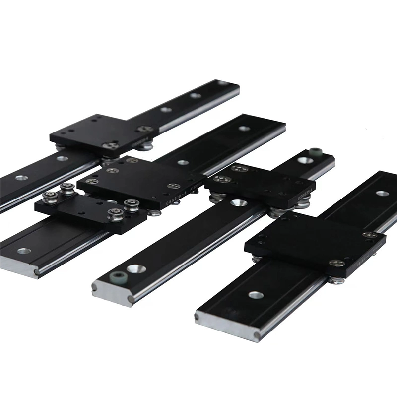 Furniture Guide Track Slider Double Axis Roller Silent Rail Drawer Track Osg10 Osg30 Osg35uu