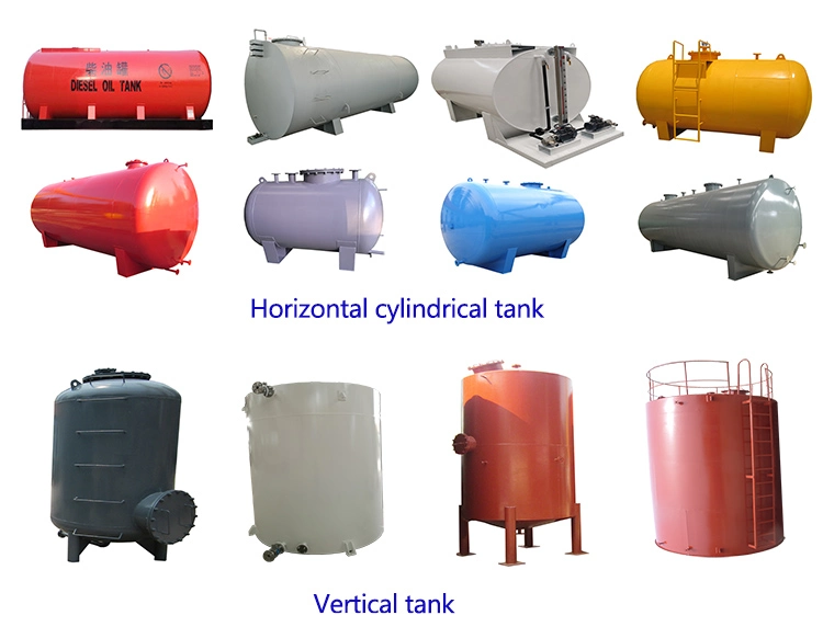 Double Wall Underground Storage Diesel and Gasoline Fuel Tank