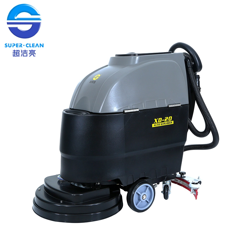 Industrial Electric 20inch Hand Push Cleaning Machine Equipment Floor Washing Scrubber with Battery