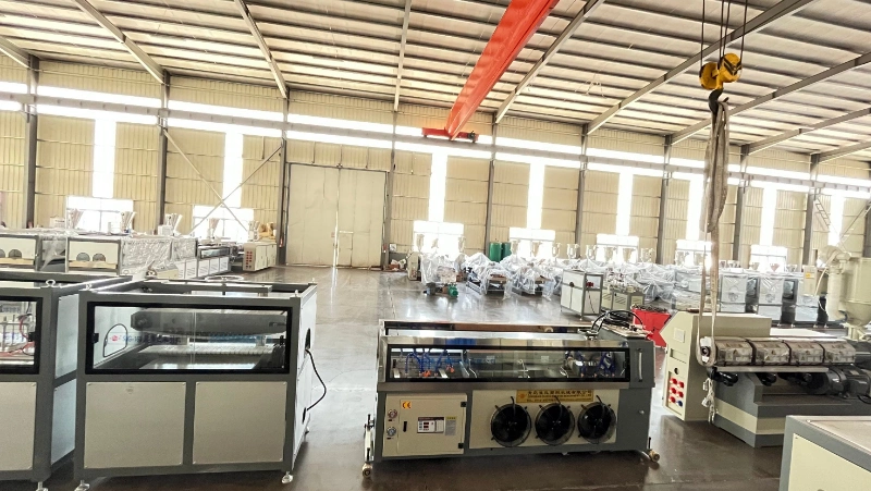 PE PP PVC Plastic Electric Flexible Corrugated Conduit Production Line