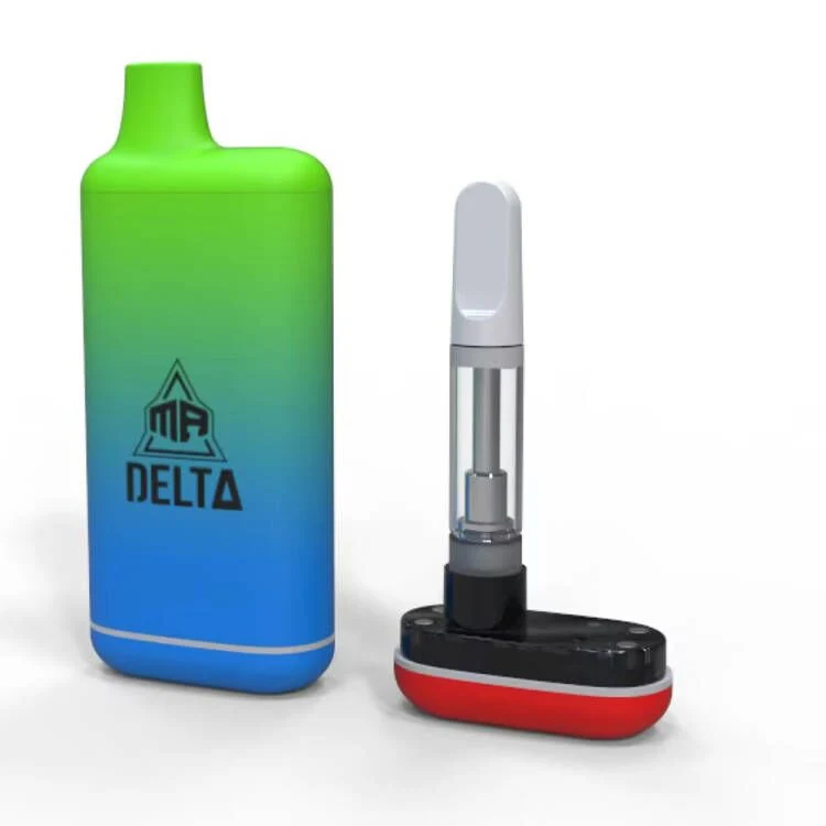 Original Mr Delta Cartbox 1ml/2ml Preheat Empty Disposable Vape Pen 2.0ml Tank for D8 Hhc Extracts Thick Oil