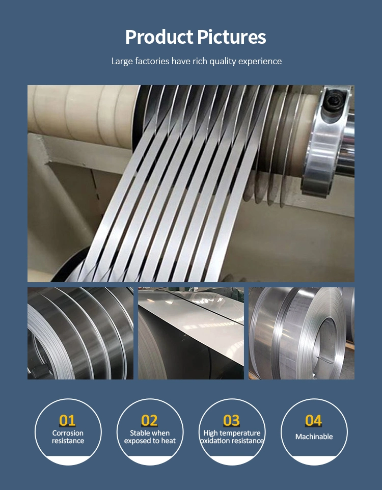 Building Material Price Coil High Quality Inspection Metal Cold Rolled 304 Stainless Steel Strip 300 Series 304 301 430 500 Kg for Electronic Products