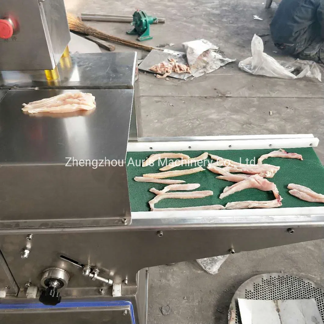 Fresh Meat Striping Equipment for Horizontal Cutting of Chicken Beef Pork and Fish Strip