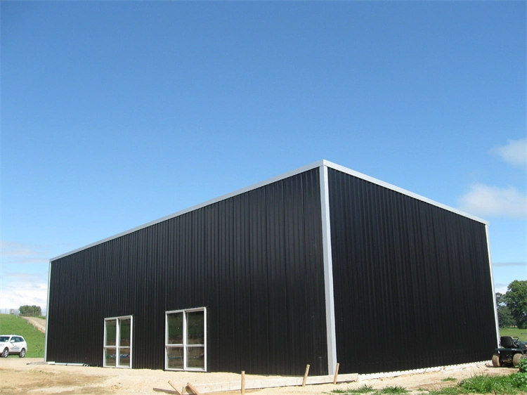 Prefabricated Building Fast Installation Steel Construction Building Structure for Warehouse Workshop Hangar