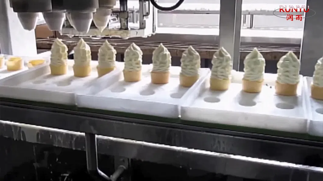 High Quality Ice Cream Extrusion Line Filling Machine /Freezing Tunnel