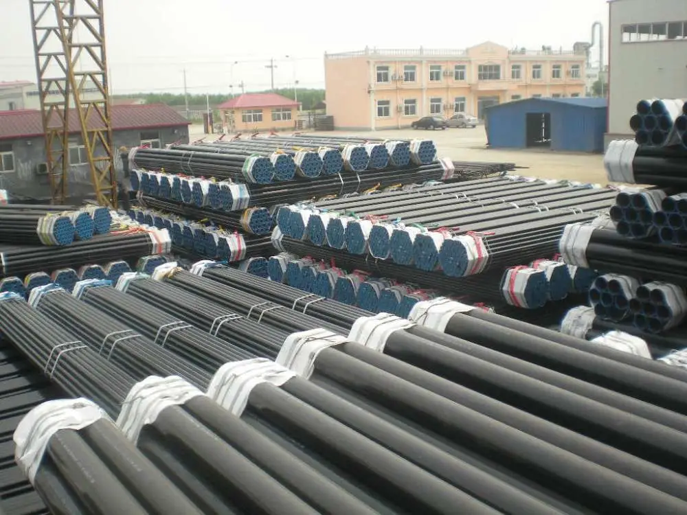 ERW Steel Pipe Line Steel API X50 60 70 80/ASTM A53 Grb/Q235/Ss400 Tupe for Oil Transport