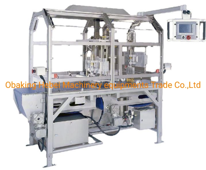 Obaking industrial Grade Bar Cake Production Line with Ice Cream or Jam Filled, Ultrasonic Cutter