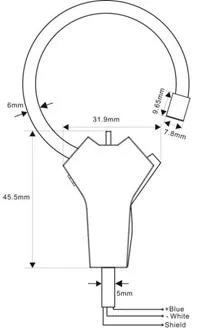 Mini Rogowski Coil Flexible Current Sensor Mrc-24