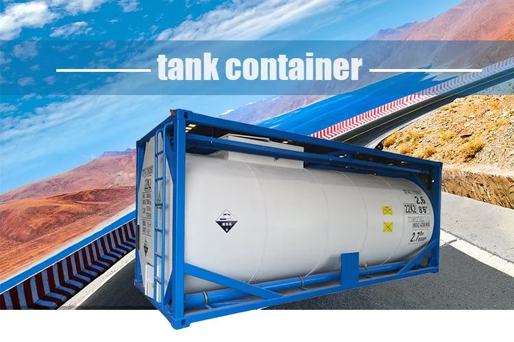 Chinese Manufacturer&prime;s Updated Version of The New Product 20-Foot Hydrochloric and Sulfuric Acid Tank Container