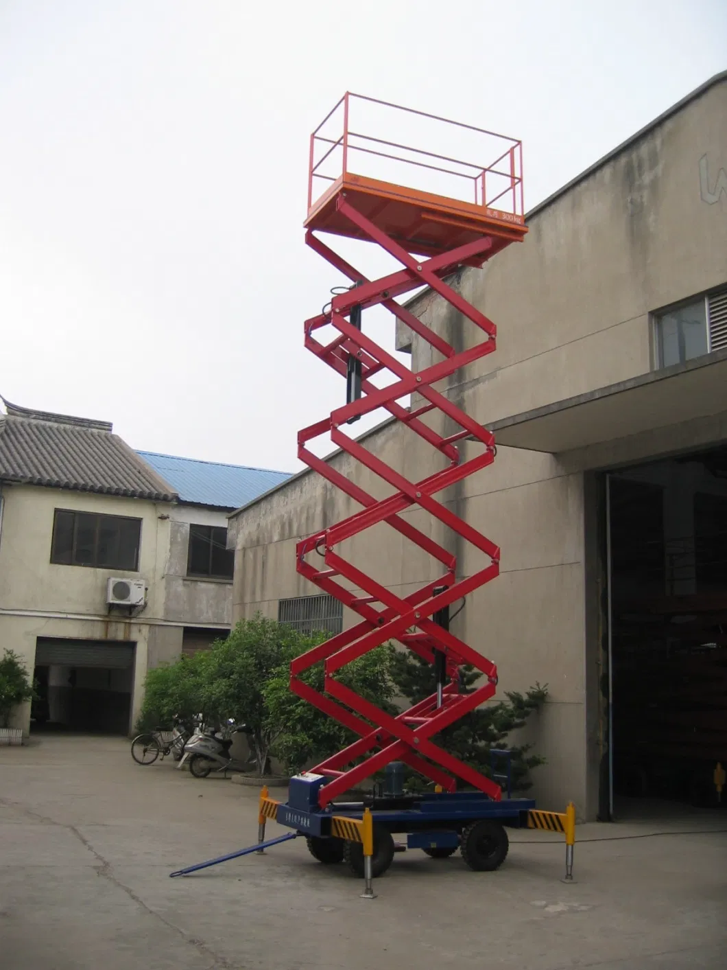 1-10ton Single Scissor Lift Stationary Lift Table Work Platform (SJG2-1.2)