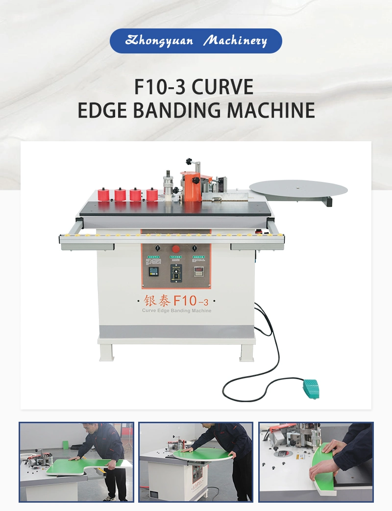 Manual Edge Banding Machine Curve Line Edge Banding for Circle Table Special Shape Furniture
