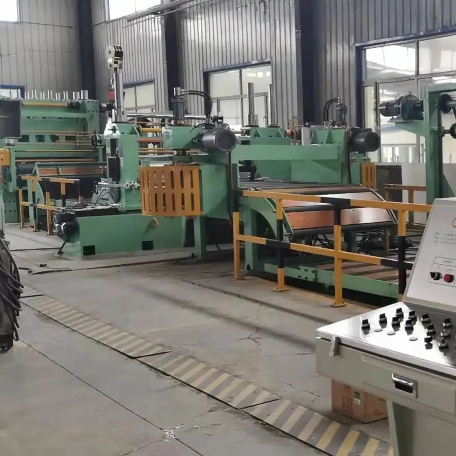 Steel Plate Steel Strip Rewinding Slitting Production Line Coil Slitting Machine Customized