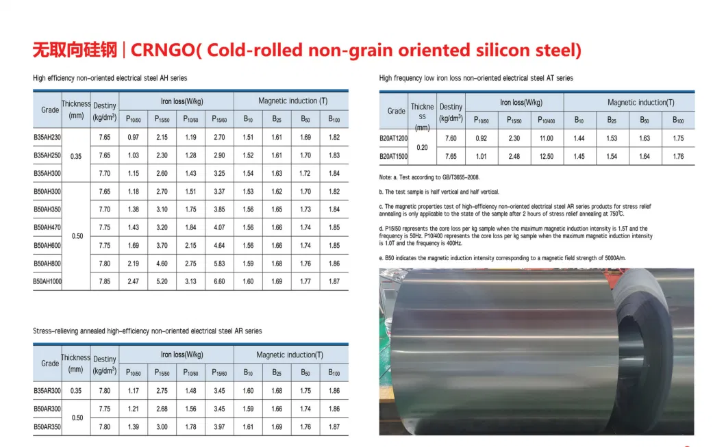 CRGO/CRNGO Steel Coil/Strip, Quality Supervision Throughout The Process