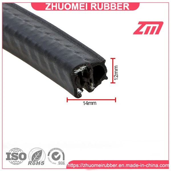 Black Anti-Scratch Mechanical Rubber Edge Seal Strip