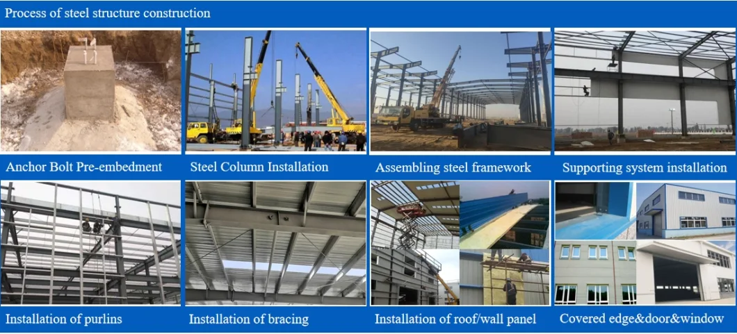 Professional Construction Fast Assemble Prefabricated Light Steel Structure Building