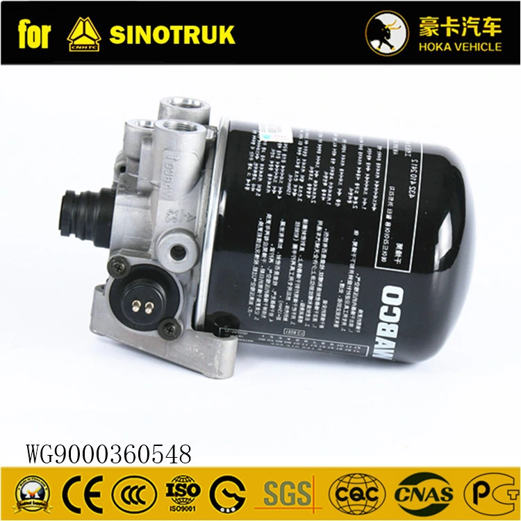 Original Sinotruk HOWO Truck Spare Parts Air Dryer Drying Tank Wg9000360548