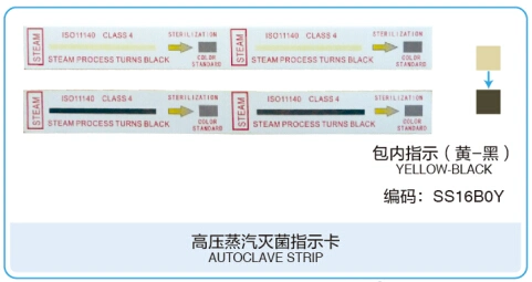 Chemical Indicator Strip Sterilization Process Monitoring Autoclave Indicator Strip Class 5