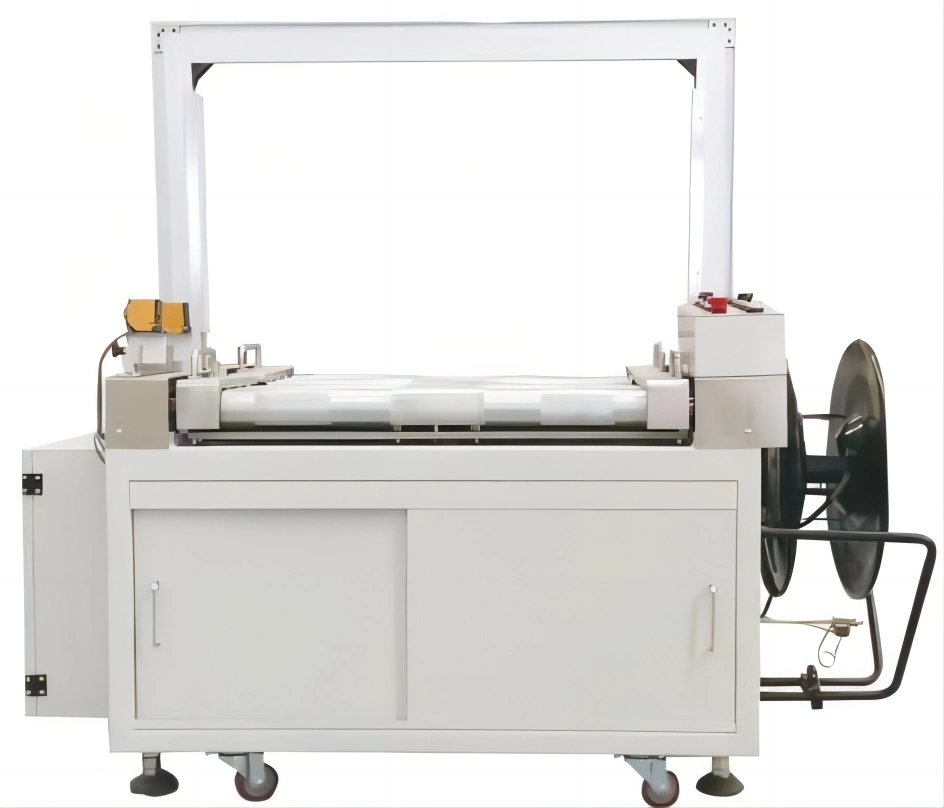 Full-Automatic Operated Easy Table Top Banding Machine Product Line Strapping Machine OPP Bundling Baling Machinery