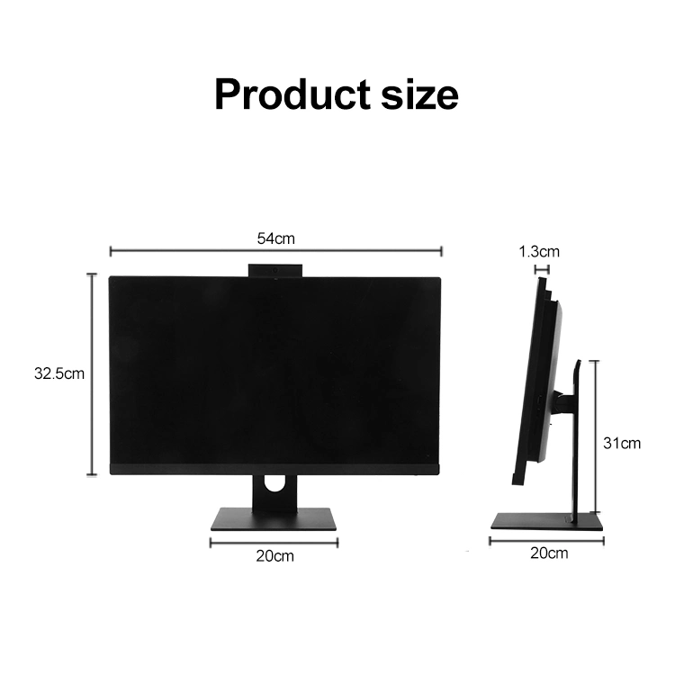 Top Sale PC Computer 23.8 Inch I3 I5 I7 I9 All in One Computers Touch Screen 16GB 512 GB Office Education Computer