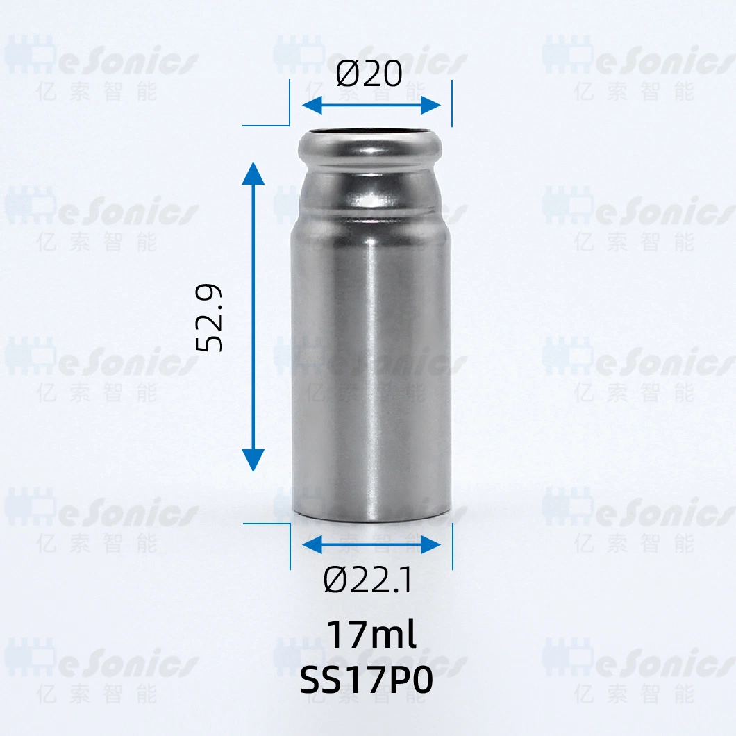 17ml 316L Stainless Steel Canister, Inhaler Can, Inhaler Canister, Aerosol Canister