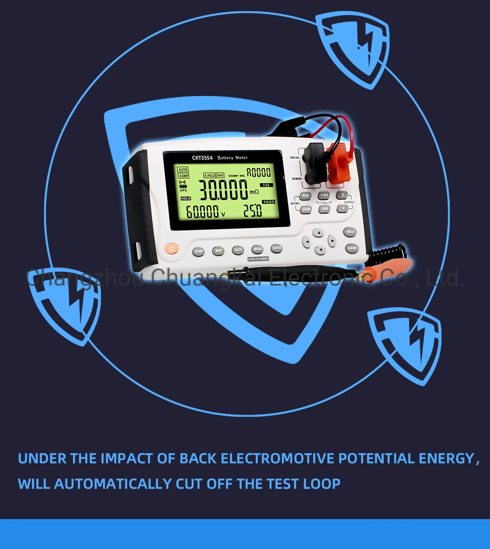 Ckt3554n Digital Battery Tester Meter for UPS Online Measurement Under Working Status