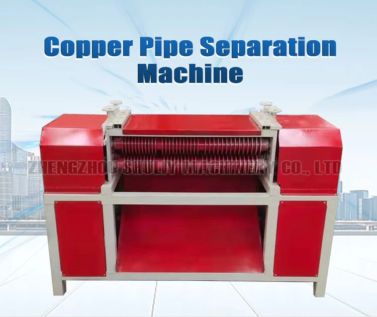 Scrap Radiator Stripping Machine Copper Pipes Aluminum Separator Equipment