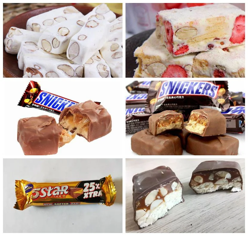 Peanuts Chocolate Bar/Small Capacity /SGS Chocolate Snack Compound Candy Bar /Cramel Bar / Energy Bar / Big Capacity Candy Machine