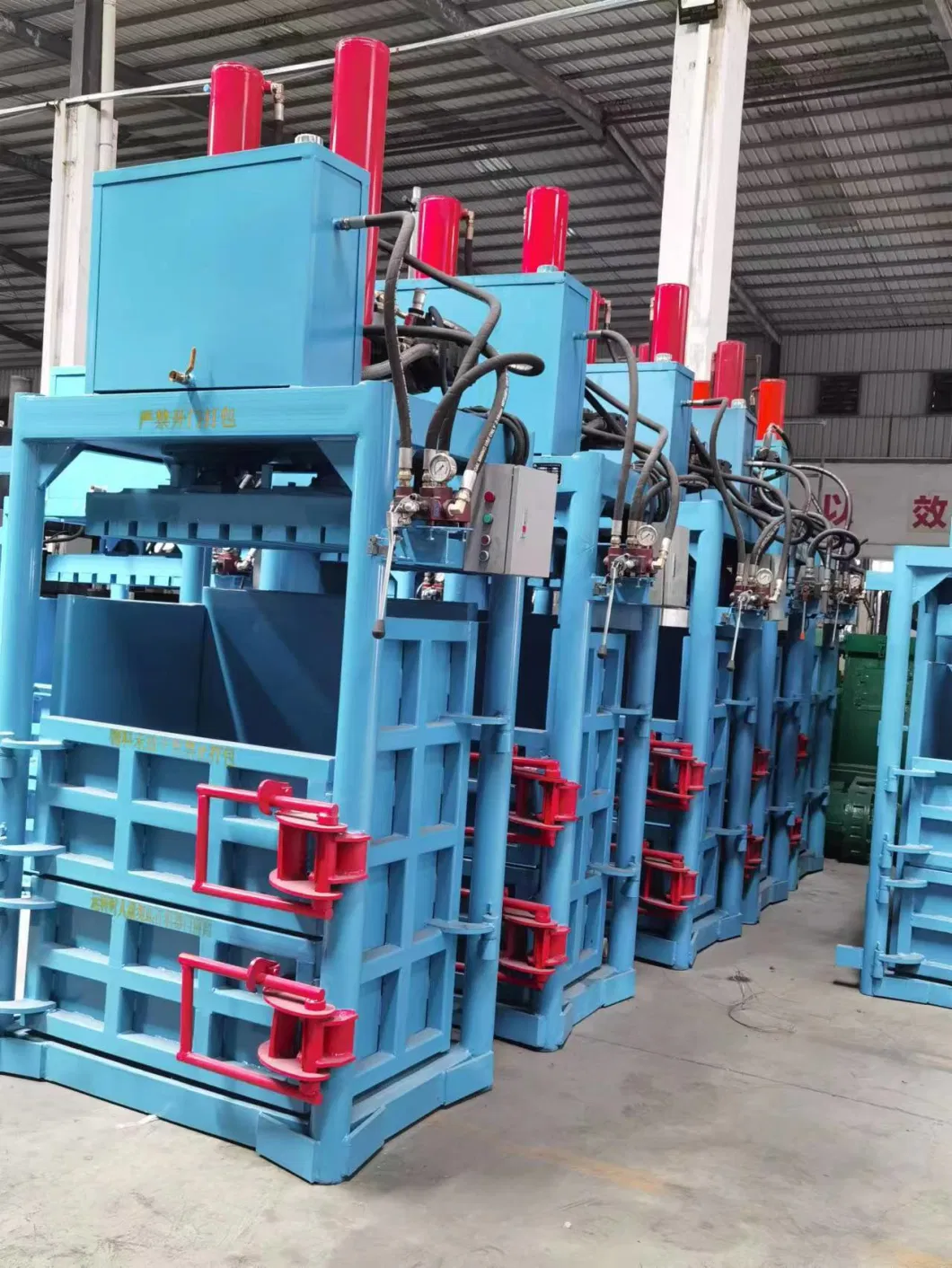 Waste Paper Baling Press Machine Vertical Hydraulic Cardboard Box Baling Press 30 Tons Hydraulic Baler