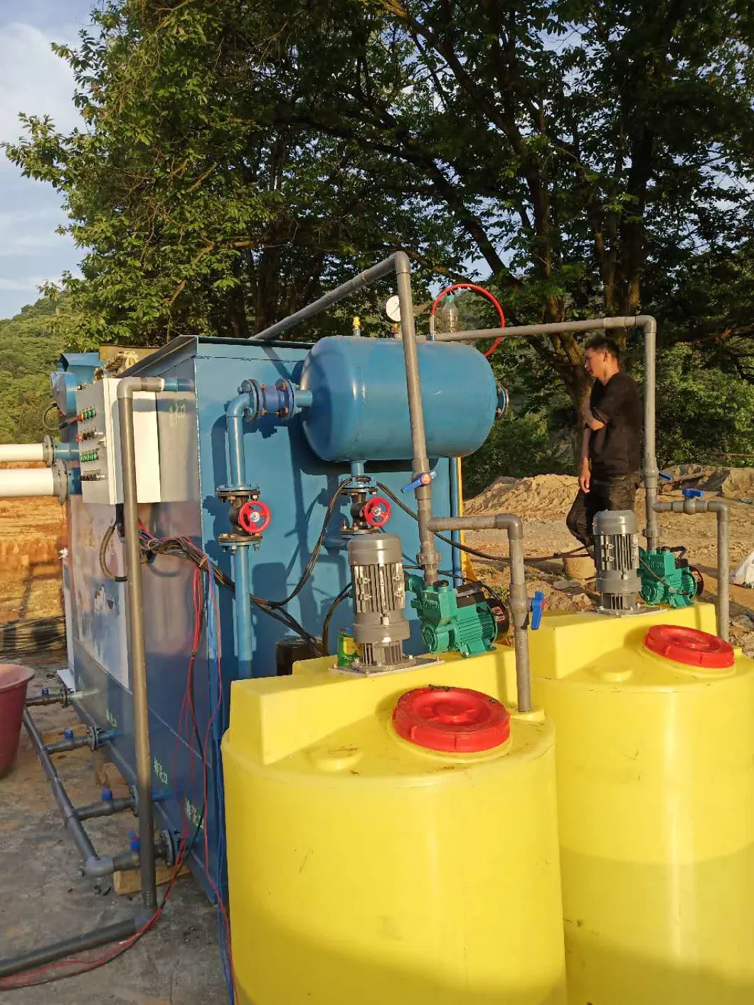 Dissolved Air Flotation Machine Acid Washing/ Phosphating Wastewater Treatment Equipment/ Daf Large