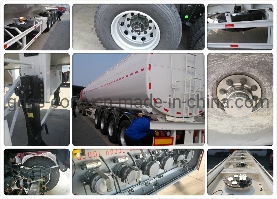 2 Axles 3 Axles 28m3 45000L Oil Fuel Tanker Truck Trailer Sulfuric Acid Tank Fuel Tanker Semi Trailer Oil Catch Tank