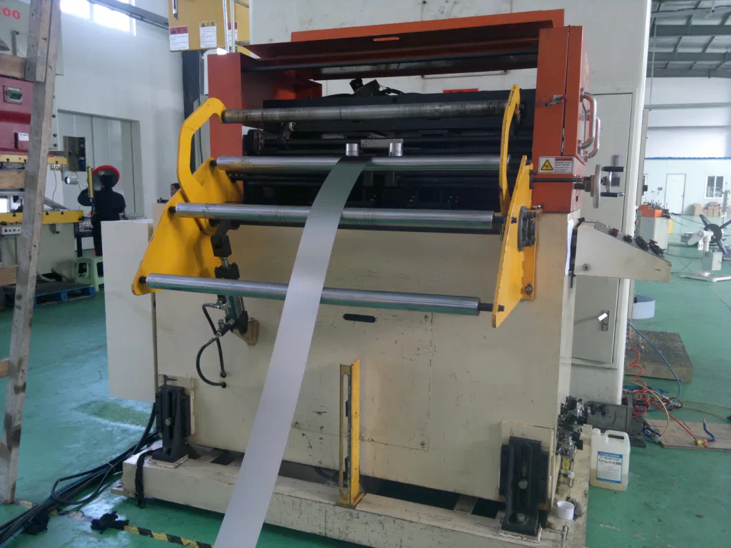 3 in 1 Combination Metal Coil Processing Machine Decoiler Straightener and Servo Feeder Large Blanking Production Line