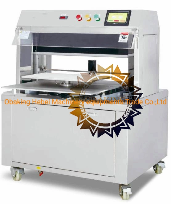 Obaking industrial Grade Bar Cake Production Line with Ice Cream or Jam Filled, Ultrasonic Cutter